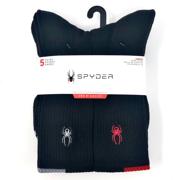 Spyder Other - Spyder Men’s Crew Socks | 5 Pairs